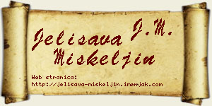 Jelisava Miškeljin vizit kartica